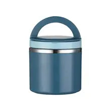 Lunch box isotherme poignet en arc (bleu)