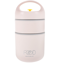 Lunch box isotherme double étage blanc