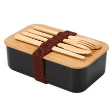 Lunch box couvercle en bois