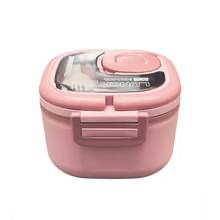 Lunch box plastique rose